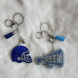 Blue Cheer And Helmet Keychain Set